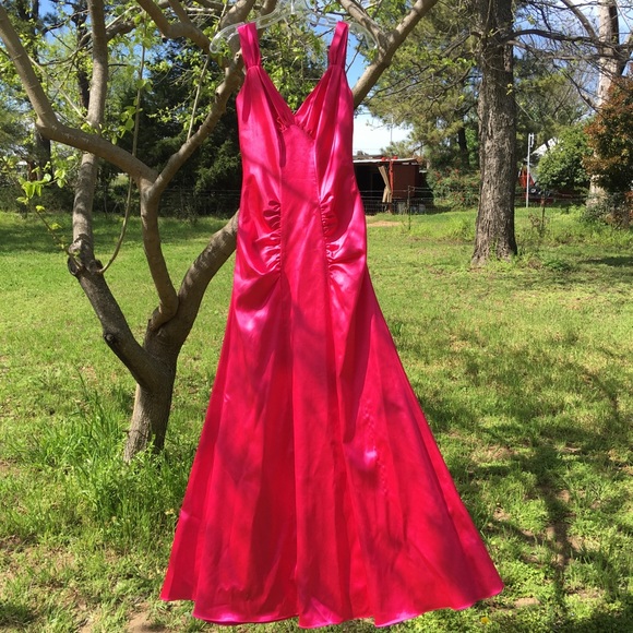 Isabella Hot Pink Prom Dress - Picture 1 of 8